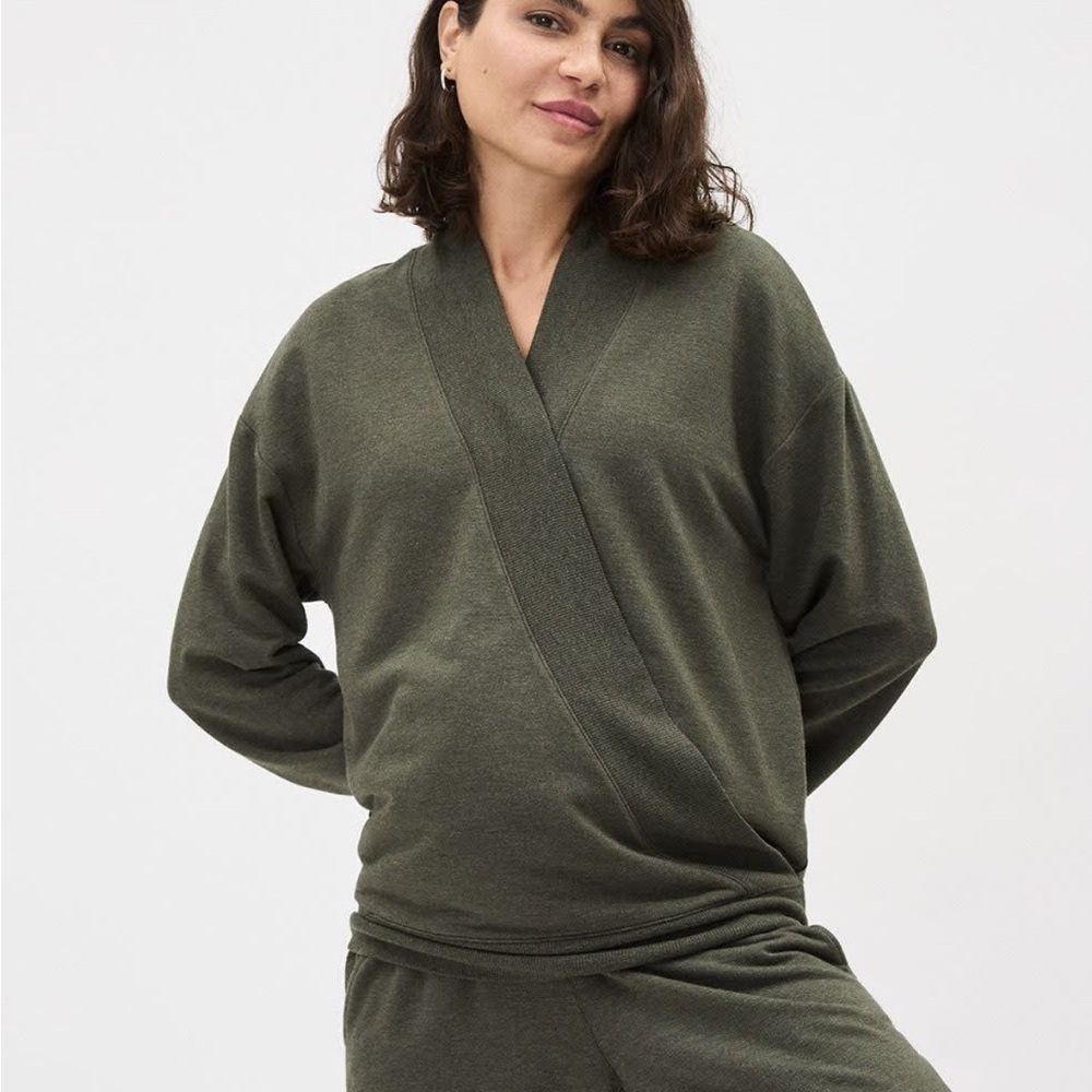 The Easy Nursing Sweater - Thyme Maternity - Size Large